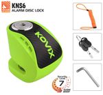 Kovix Overloard KNS6 6mmPin Motorcycle Security Alarm Mini Disc Lock Green 120db