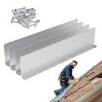 4Pcs/Set Splash-proof Aluminum Roofing Gutter Guards Suitable For Most House UK
