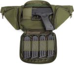 Tactical Pistol Bag Waist Handgun Bag Holster Gun Fanny Pack with Magazine Pouch