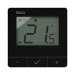 Engo ZigBee/868MHz Smart Thermostat, battery, Black