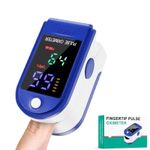 Fingertip Pulse Oximeter LED Display Blood Oxygen Saturation SpO2 Health Monitor