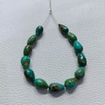Natural Tibetan Turquoise Teardrop Gemstone Beads Turquoise Beads Jewelry Making