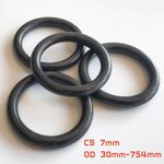 CS 7mm Black Nitrile Rubber O-ring Large NBR Oil Sealing Seal Gasket OD 30-754mm