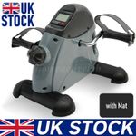 Mini Exercise Bike Pedal Exerciser Arm Leg Cycle Machine Adjustable Resistance