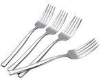 4pc New Stainless Steel Cutlery Dining Table Forks Pastry Dinner Forks