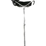 Adjustable Walking Stick Seat with Leather Seat for Grass Sports 