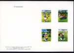 Antigua 1991 Disney Golf Scott# 1456-1463 RARE PRINTERS PROOF FOLDERS XF GEM