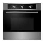 Cookology Single Electric Oven 60cm Built-In 65L Timer & Fan - S/Steel COF600SS