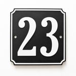 Personalised House Number Sign – Custom Home Front Door Gate Plate Plaque