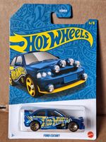 Hot Wheels Ford Escort  58th Anniversary Pearl And Chrome Blue And Gold sealed