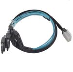 SAS SFF-8087 to 4 SFF-8482 SAS Cable (1m) - Unraid TrueNAS Proxmox NAS ZFS