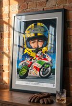 JOEY DUNLOP A3 limited edition art print by Greg Tillett MotoGP TT 42x30cm