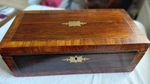Antique crossbanded rosewood writing slope