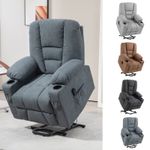Riser Recliner Chairs for the Elderly, Lift Chair with Cup Holder