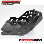 Aprilia Tuareg 660 2024 CrossPro Gloss Black Aluminium Engine Bash Plate Guard