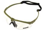 Airsoft Eye Pro Safety Glasses - Nuprol Battle Pro Meets CE EN166 Green / Clear