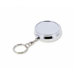 New Portable Pocket Ashtray with Keyring METAL ROUND ASHTRAYS  Travel UK