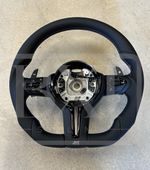 Custom Leather Flat Bottom Steering Wheel For BMW F20 F22 F30 F32 F36 M2 M3 M4!