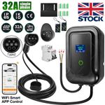 7kW 32A 1Phase Type 2 EV Charging Station App Control Electric Vehicle Charger