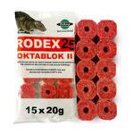 Rodex25 Oktablok Rat & Mouse Poison Bait Blocks !!!!