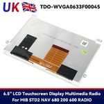 6.33" LCD Display Touch Screen for VW Skoda MIB STD2 200 TDO-WVGA0633F00045 UK