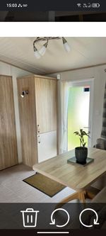 static caravan Abi Blenheim 2016 6 berth sited Cresswell Towers