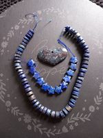 Super Quality Lapis Lazuli and Agate Pendant Bundle