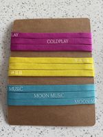 Coldplay Wembley 2025 Moon Music Set of Three Bracelets Chris Martin Brand New
