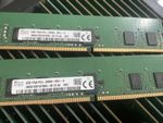 16GB ( 2 X 8 GB ) 1Rx8 PC4-2666V-RD1-11 DDR4 Server RAM -/ SK Hynix