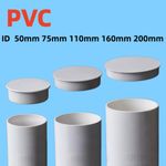 White PVC Blanking Plug Water Drain Pipe Fitting End Cap Stopper 50mm 75mm 110mm