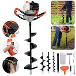Handheld Pile Driver / Fence Post Driver, 2-Stroke 52cc Petrol Engine