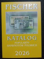 katalog  banknotów Polskich 2026 Fischer.  NEW
