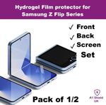 Hydrogel Screen Protector For Samsung Galaxy Z Flip 4 5 6 7 8 5G TPU Film Cover