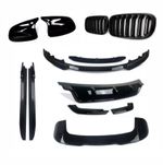 BMW X5 F15 KIT SPLITTER DIFFUSER SIDE SKIRTS SPOILER GLOSS BLACK GRILLES MIRRORS