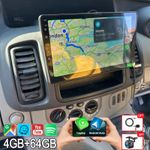 64G Car Stereo Radio For Vauxhall Vivaro A 2010-2014 Carplay Android 14 GPS Navi