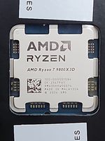AMD RYZEN 7 9800X 3D  8-core/16-thread, 104MB cache - up to 5.2Ghz Brand New