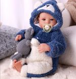 All Doll Lifelike Reborn Baby Dolls Full Body Vinyl Silicone Newborn Kids Gift.