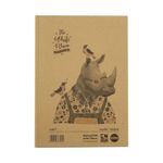 RHINO A4 Recycled Casebound Notebook, 160 Page / 8mm Lined, 5 Pack