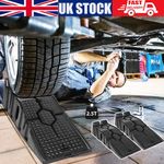 Set of 2 Car Ramps Heavy Duty Black 2.5Ton Plastic Ramp for Car, 33cm Extra Wide