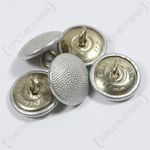 German WW2 Shoulder Board Buttons - Silver-Reproduction