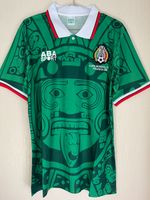 MEXICO NATIONAL TEAM 1998 WORLD CUP HOME FOOTBALL SHIRT KAPPA SIZE LARGE LAST 1