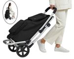 Seat Shopping Trolley Grocery Luggage Carrier cart 2 wheels Mobility Equipment