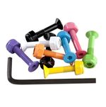 Enuff Skateboard 1" Multicoloured Hardware Allen Key Bolts - SALE WAS £5!