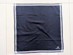 Burberry Mini Scarf Pocket Square Handkerchief Neckerchief Routemaster Blue VGC 