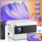 Projector with 5G WiFi 16000 Lumen Native 4K Portable Video Projector Clear