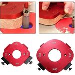 4-in-1 Aluminum Corner Radius Jig - Precision Router Template 1/2Pcs UK