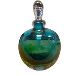 Perfume Bottle By Jane Charles Jade Turquoise Blue Delightful 1.67kg 14cm high
