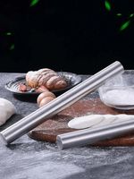 Stainless Steel Rolling Pin, Baking Tool, Non-Stick Dough Roller For Baking