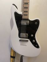Sub Zero VI Baritone Electric Guitar in White 30inch scale length