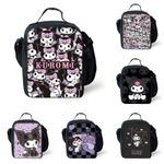Kuromi Melody Insulated Lunch Bag School Snack Box Hand Bags Food Box